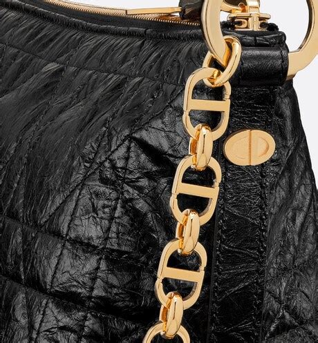 hobo bag dior|Diorstar Hobo Bag with Chain Black Macrocannage Crinkled .